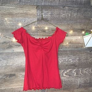 Hollister off the shoulder top